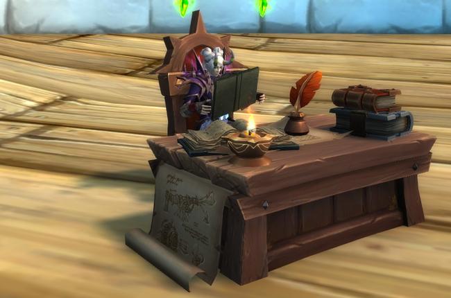 Arathi Book Collection Toy: Summon a Reading Table in The War Within