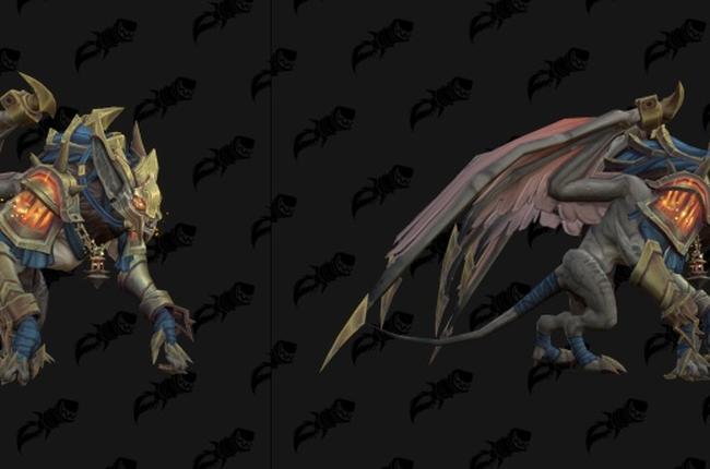 Armored Gargoyles: Unique Gladiator Mount Models in The War Within