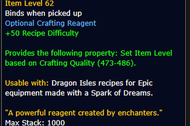 Aspect Crafted Gear Item Level Increased in Patch 10.2 PTR