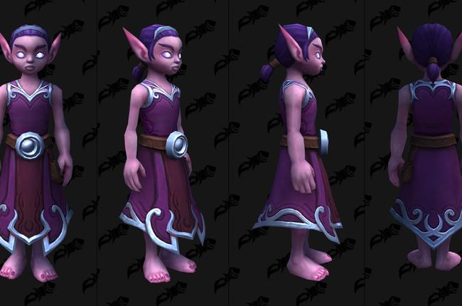 Datamined: Night Elf Child Model Discovered on Patch 10.2.5 PTR