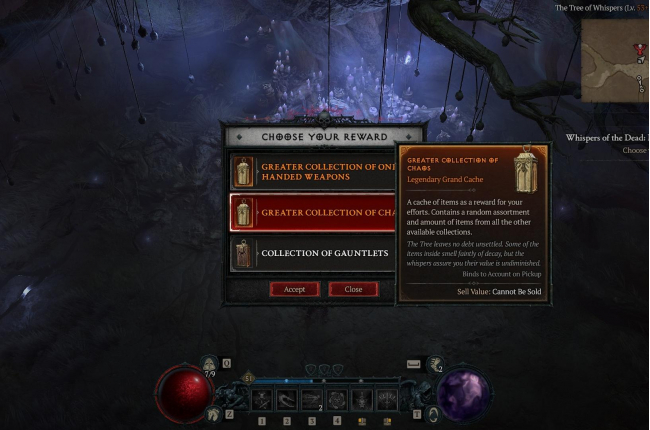 Effortlessly Equip Alternate Characters with Tree of Whispers Caches - Diablo 4