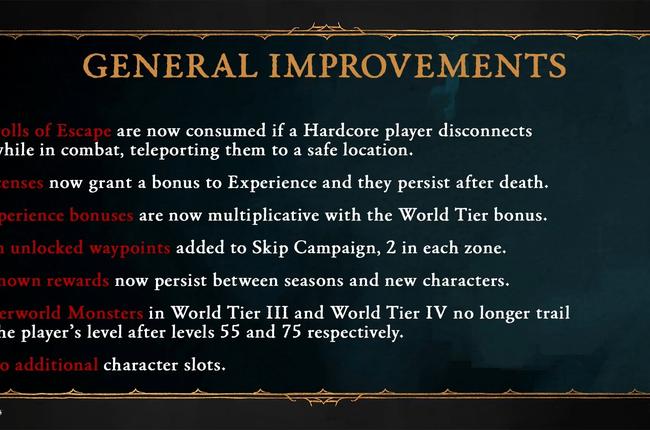 General Enhancements for Diablo 4 in Season 2