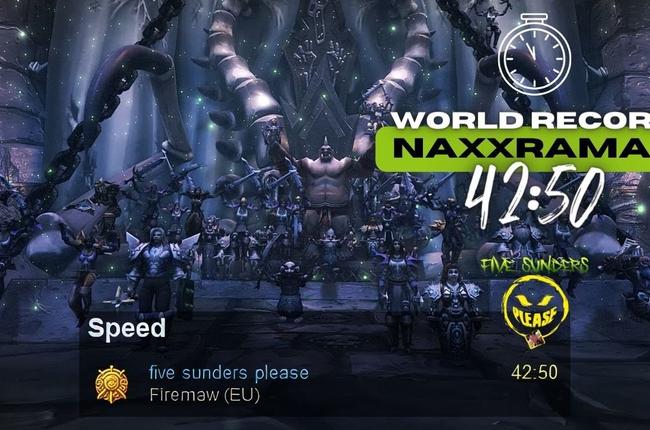 Grrumpyx’s Record-Breaking Naxxramas Speedrun Tactics in WoW Classic
