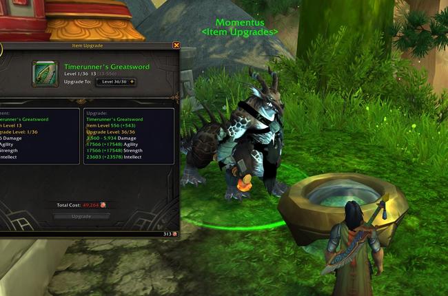Improving Equipment with Bronze During Pandaria Time Runs