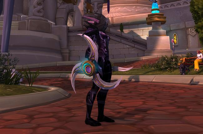 Kaldorei Blades - Traditional Glaive Transmog from Night Elf Heritage Questline