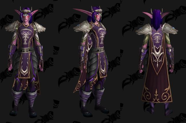 New Title: Datamined Transmog Items from Darnassus Sentinel and Silvermoon in Patch 10.2