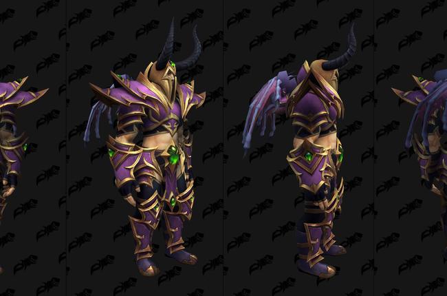 Updates in Patch 10.2.5 Introduce Shadowbane & Venombane Variants for Dreadlord Armor Set Cosmetic Items