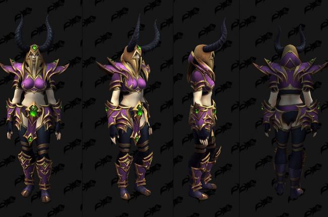 Notable Transmog Ensembles in 10.2: Dreadlord Armor, Wristwatches, Sarongs, and Beyond