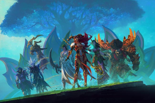 Patch 10.2: Protectors of the Dream Key Art - Safeguarding Amirdrassil