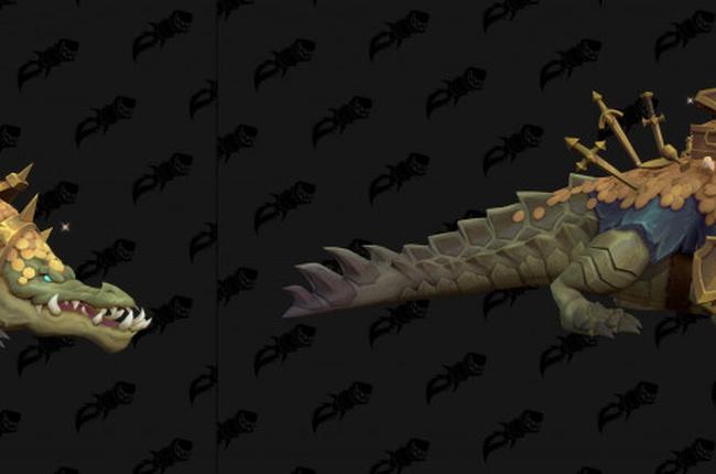 Plunderlord Crocolisk Mount - Additional Plunderstorm-Themed Gear Arriving at the War Within Trading Post