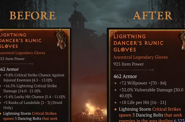 Revisions to Legendary Aspect Skills with Fixed Damage in Diablo 4 Season 4