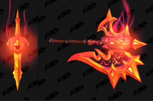 The Legendary Fyr'alath Axe: A Mighty 2-Handed Weapon for Heroes of Strength