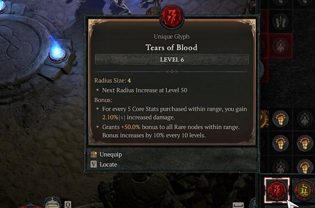 Undocumented AoZ Tears of Blood Paragon Glyph Update - Patch 1.2.3a