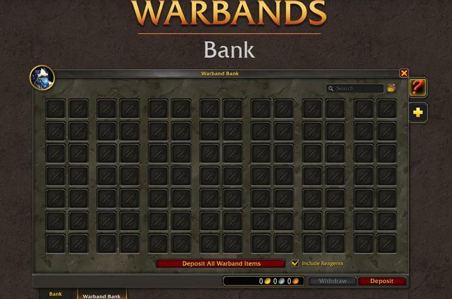 War Within's Warbands Preview: An Account-Wide Everything Feature