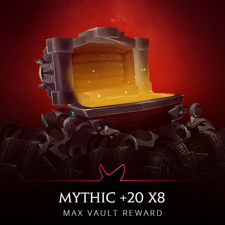 Mythic +20 x8: MAX Vault Reward