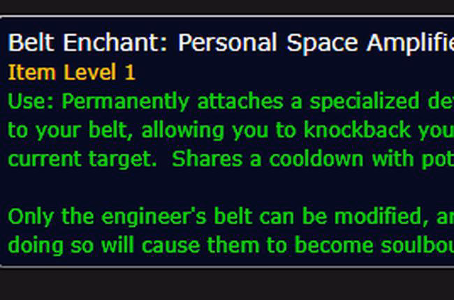 Engineering Profession Needed for Uncommon Fyrakk? - Knock Belt Enchant
