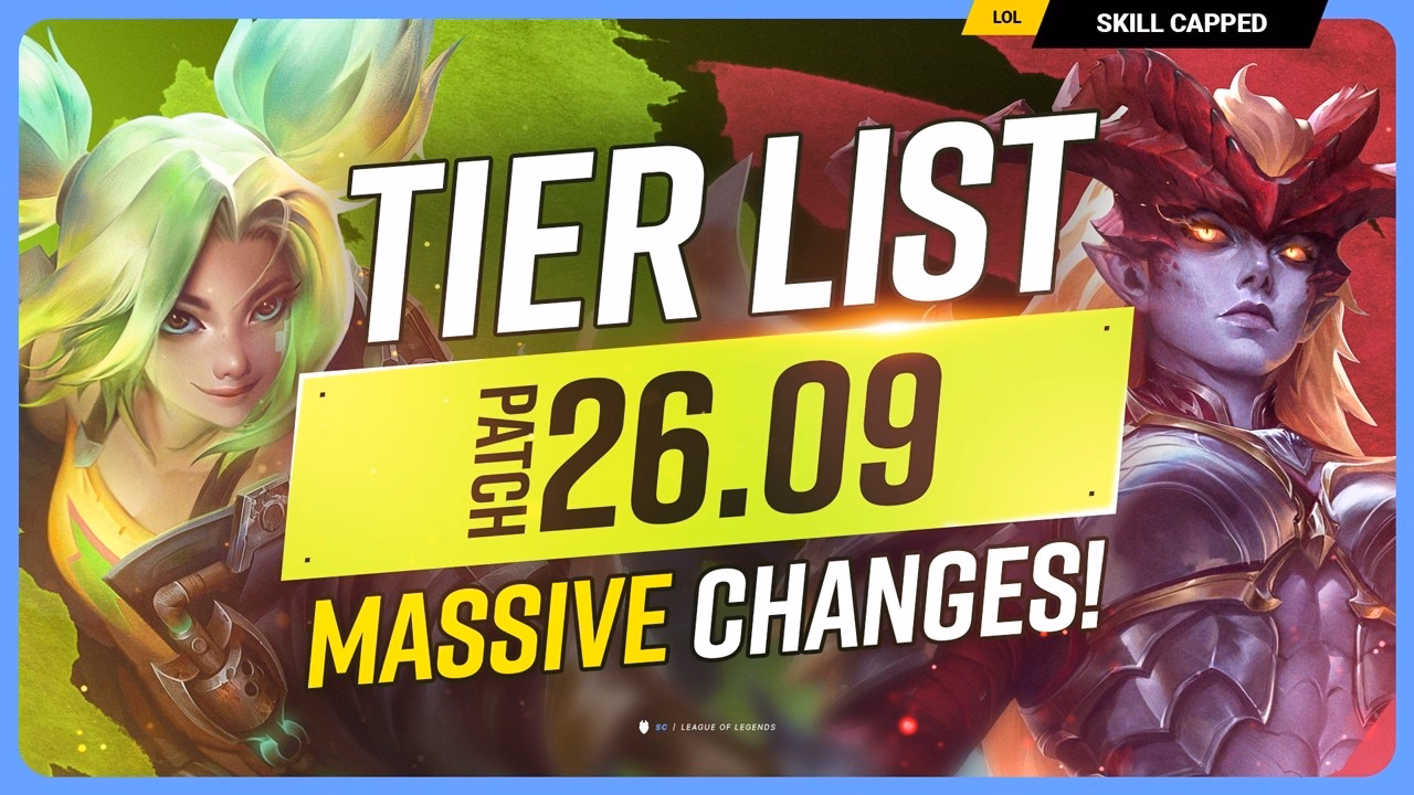 League of Legends Patch 26.09: New Tier List Revealed