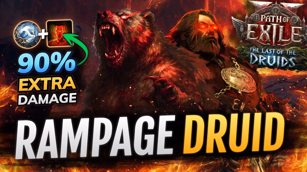 Rampaging Bear Druid Build T15 Guide - Path of Exile 2 0.4