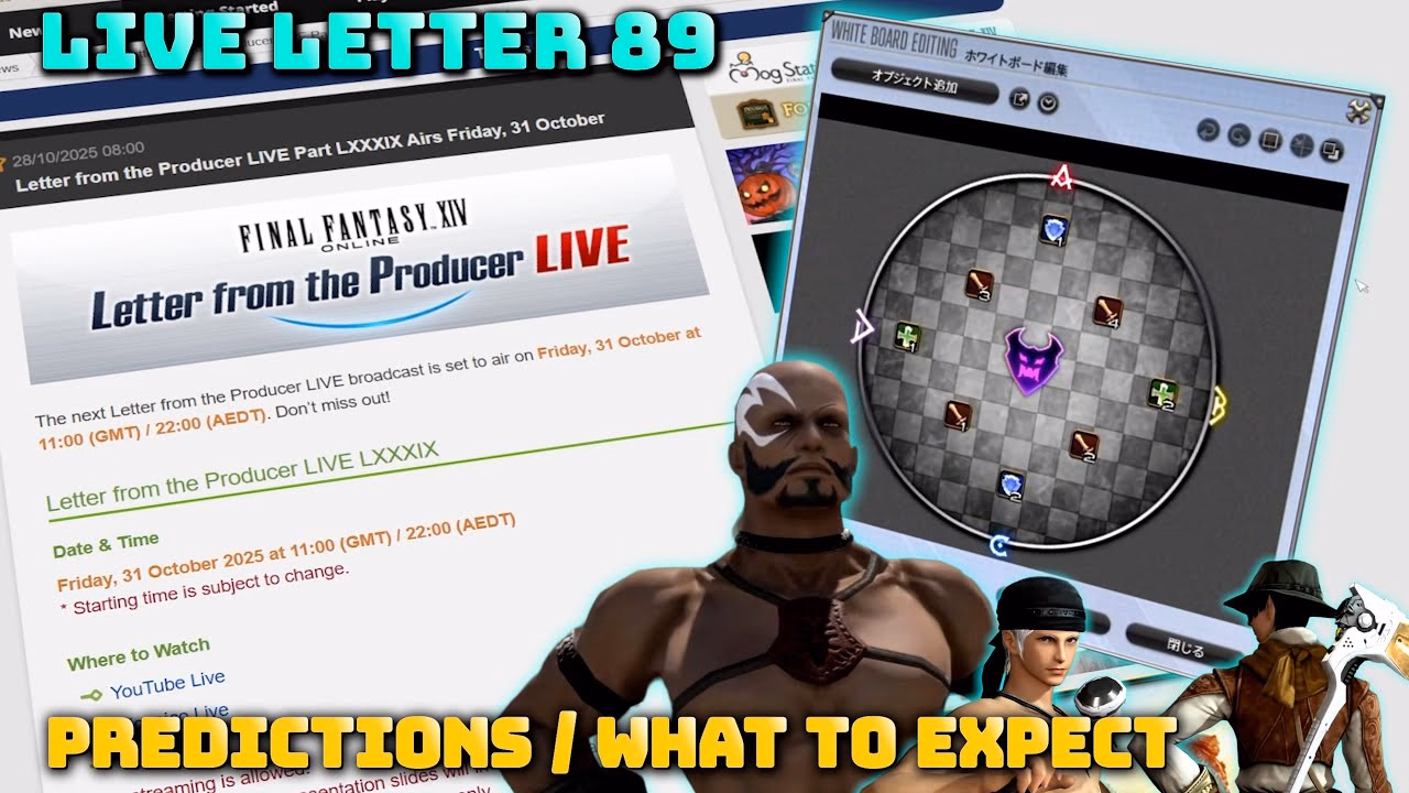 FFXIV Live Letter 89: Schedule Details & Expectations