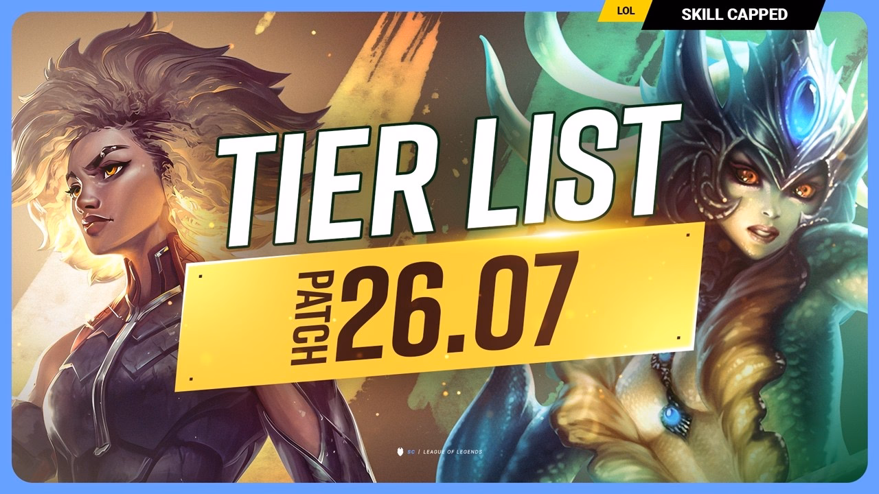 League of Legends: Updated Tier List for Patch 26.07