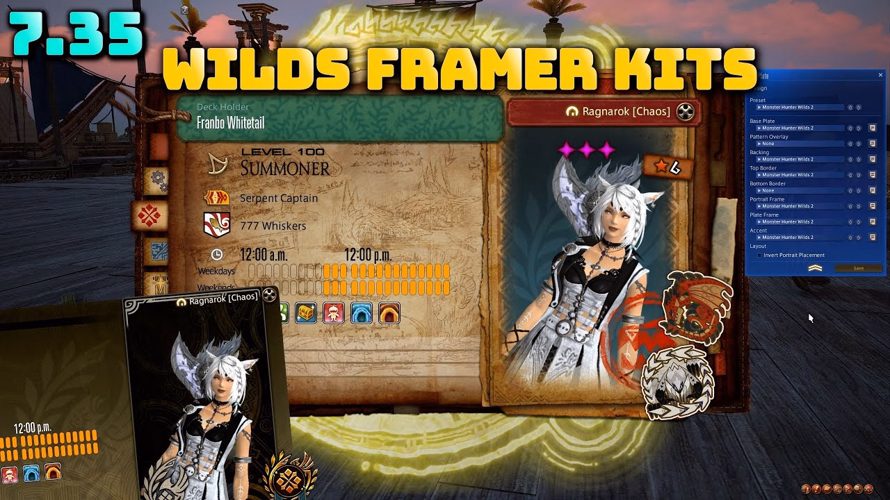 FFXIV 7.35: Monster Hunter Framer Kits Guide