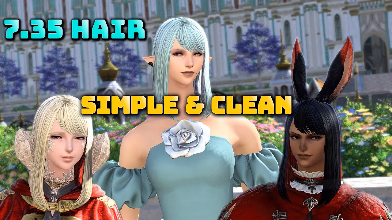 FFXIV 7.35: Simple & Clean Hairstyle Update