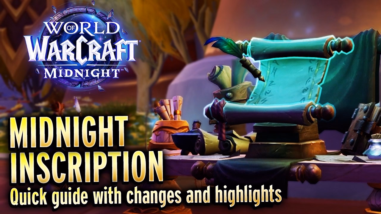 World of Warcraft Midnight Inscription Guide