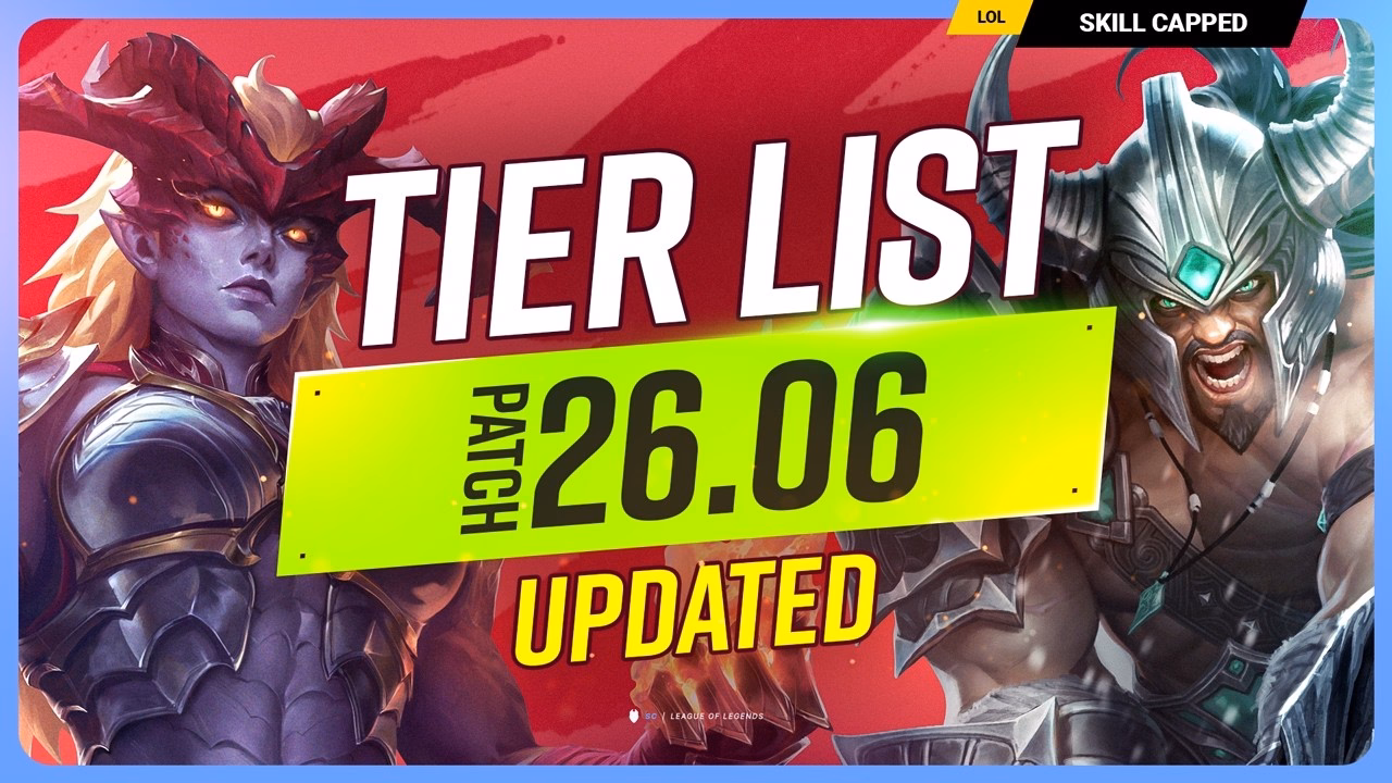 League of Legends Patch 26.06: Updated Tier List
