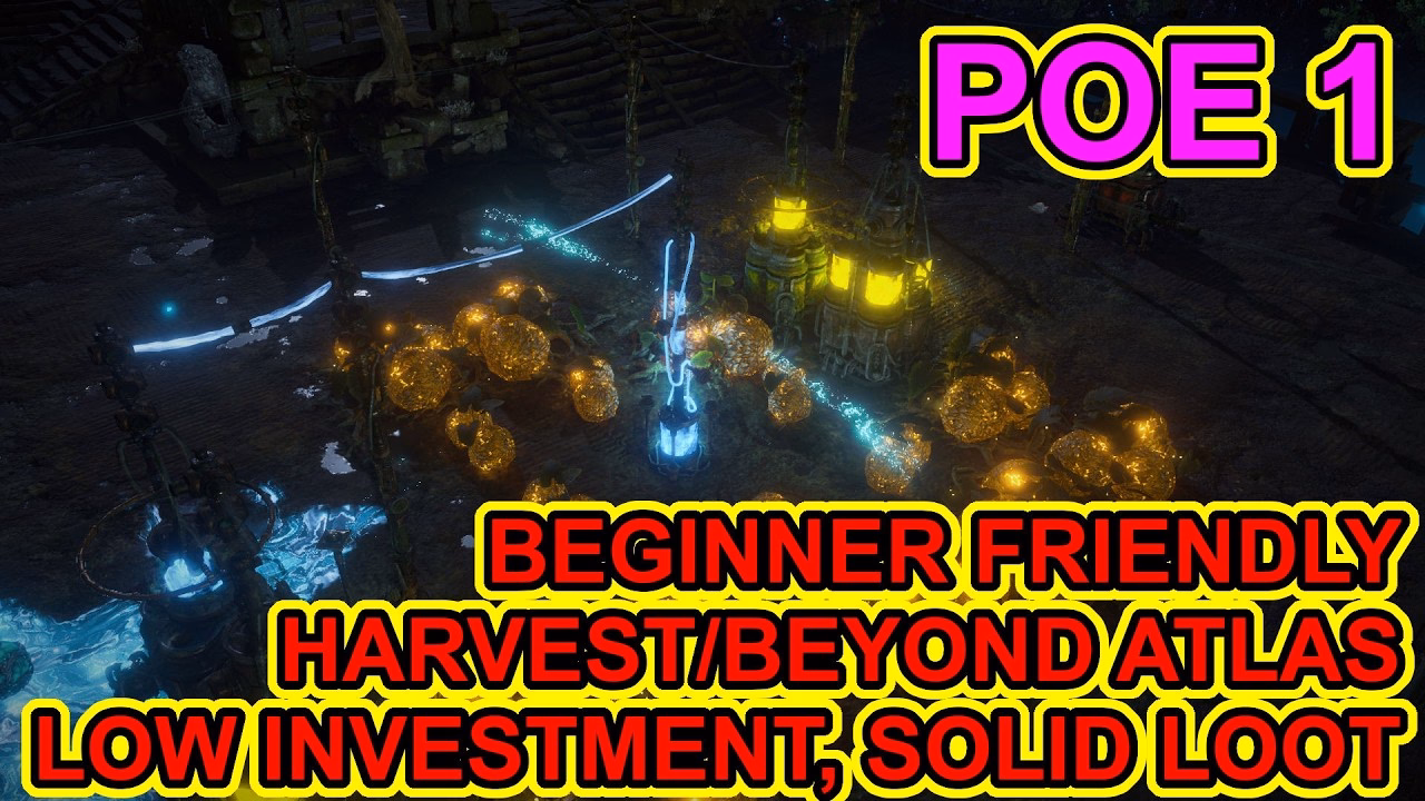 POE 1 Mirage: Harvest T16 Atlas for 20 Divines in Path of Exile