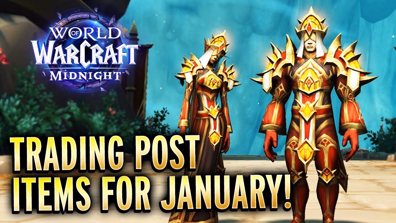 January Trading Post Preview for World of Warcraft Items