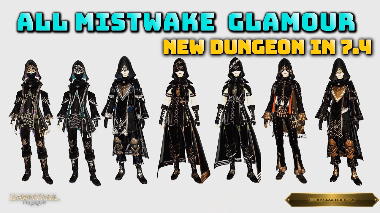 FFXIV Mistwake Armor: Complete Set Showcase