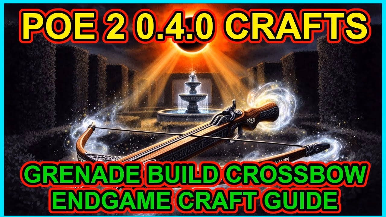 POE2 0.4.0 Crafting: Endgame Grenade Crossbow Guide