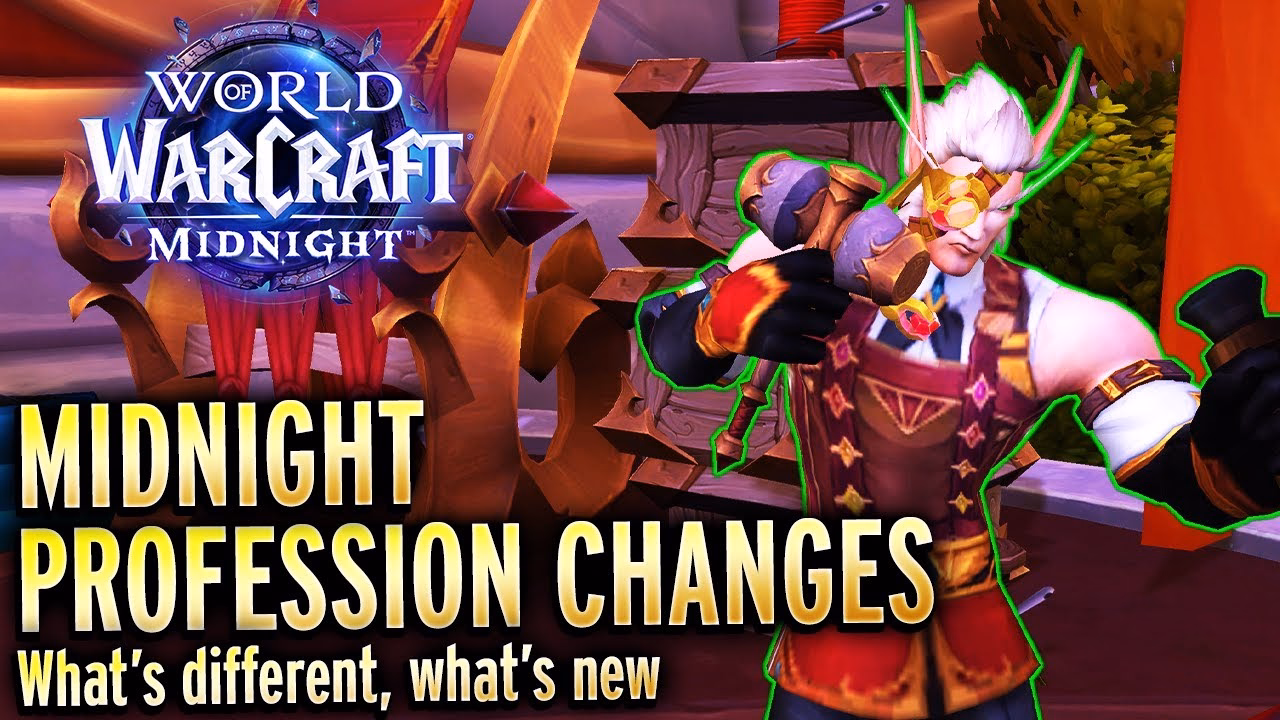Early Preview: Professions in Midnight Alpha