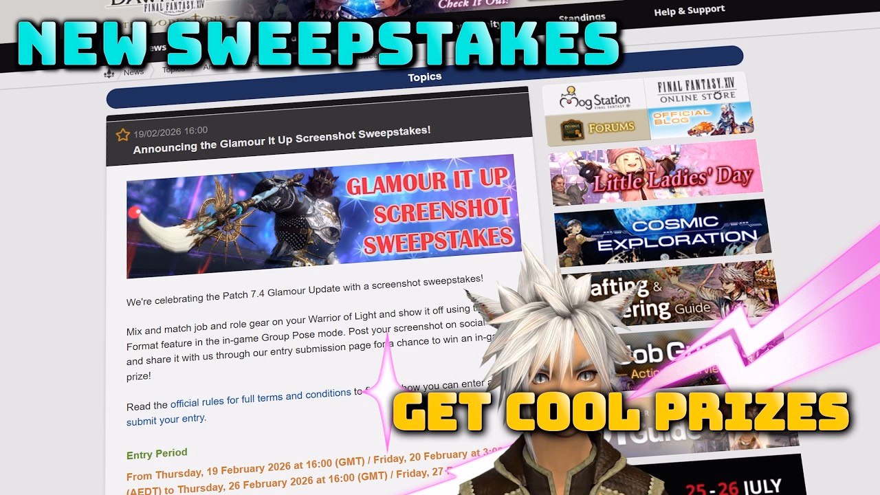 FFXIV Sweepstake Comp: Join the Latest Event!
