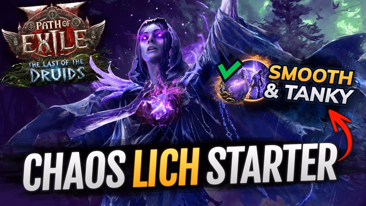 PoE 2: CHAOS Lich Build 0.4 - ED + Contagion Witch Leveling