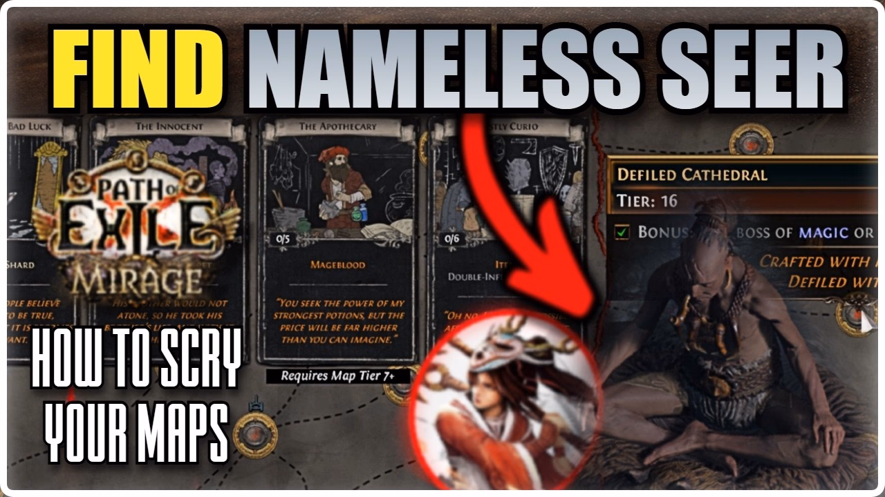 Best Map for Profit & Find The Nameless Seer in Mirage 3.28 PoE