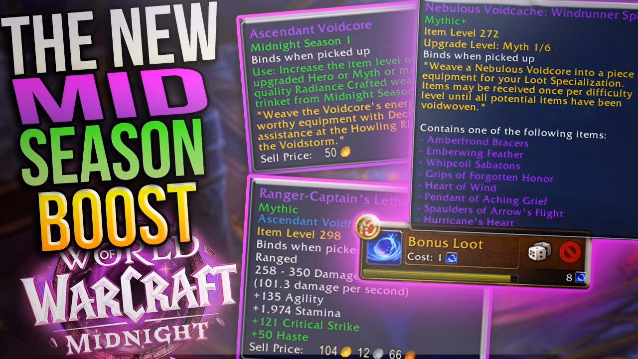 WoW Patch 12.0.5 Voidforge: Bonus Rolls and Gear Upgrades