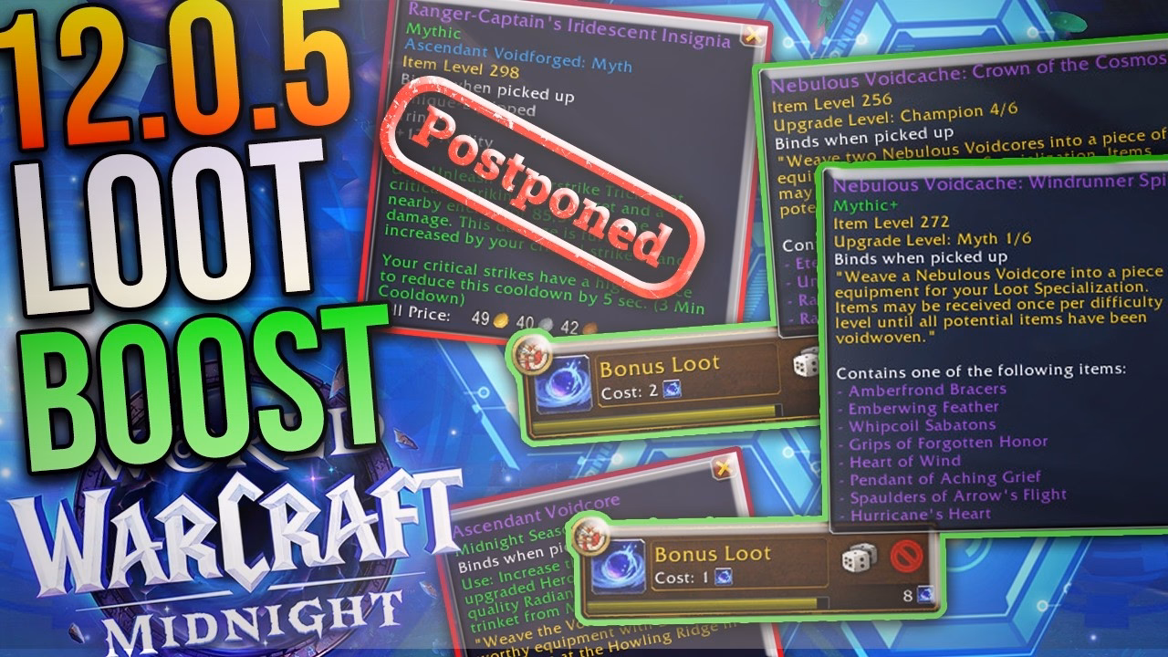 Loot Bonus Rolls Arrive April 21 | 12.0.5 Kicks Off Season 1