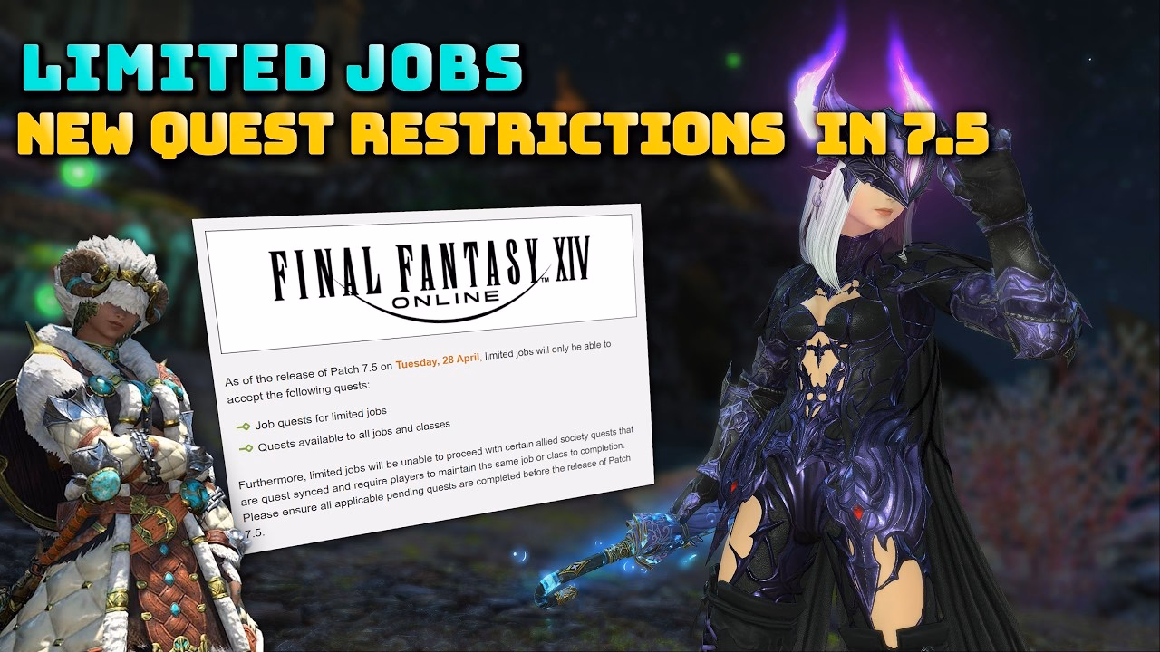 FFXIV Limited Jobs Face New Quest Restriction Changes