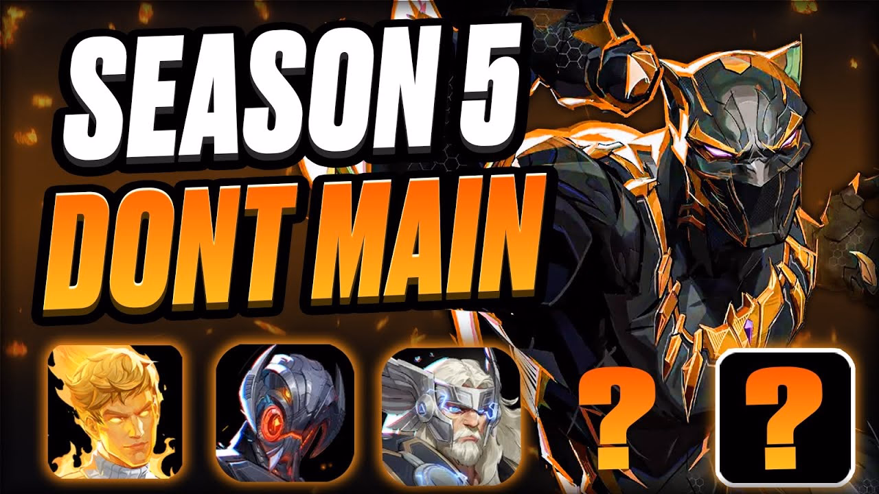 10 Biggest Losers Season 5: DPS, Tank, Support - Marvel Rivals