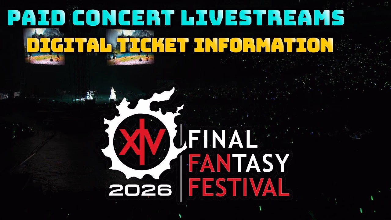 FFXIV Paid Concert Details at Fanfest
