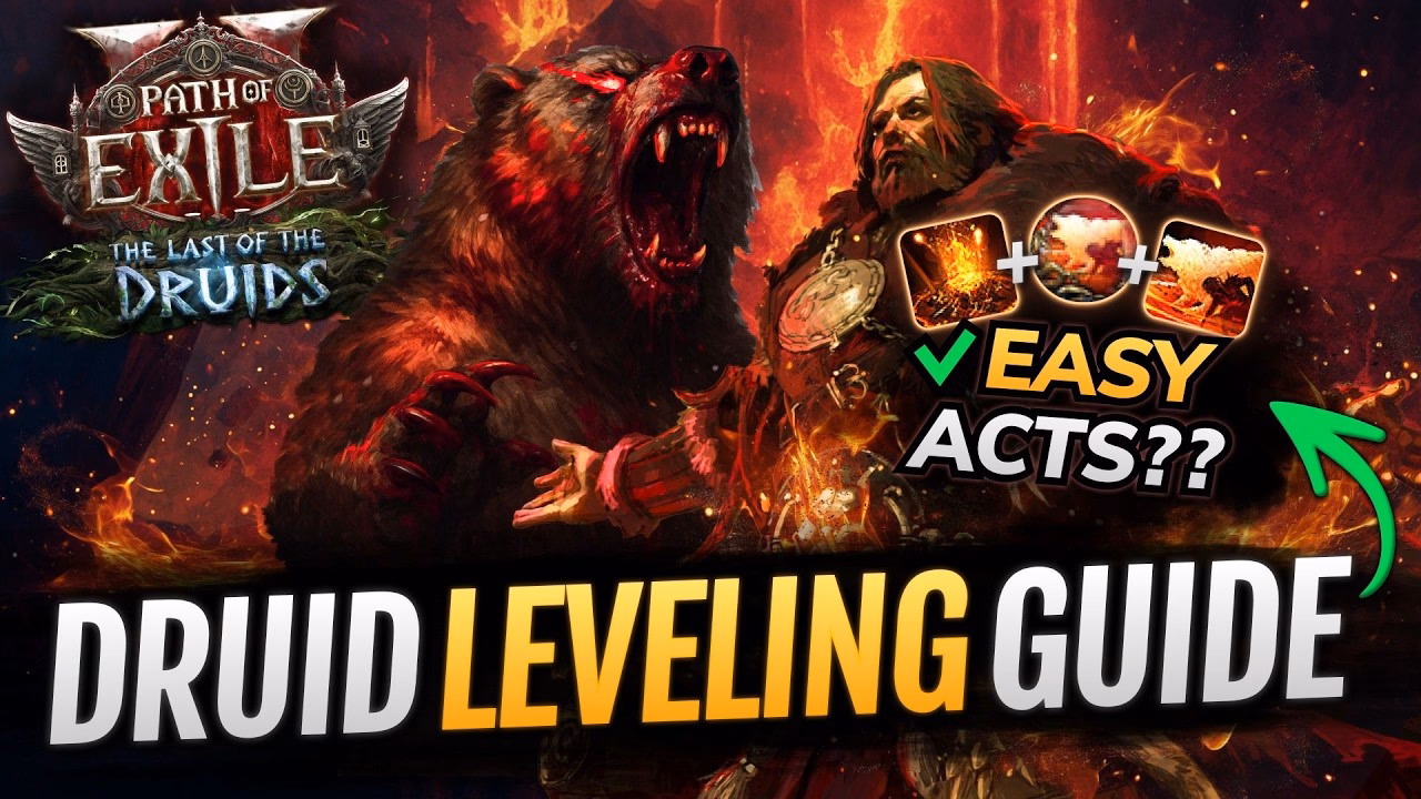 PoE 2 Bear Druid Leveling Guide 0.4 - League Starter Path of Exile 2