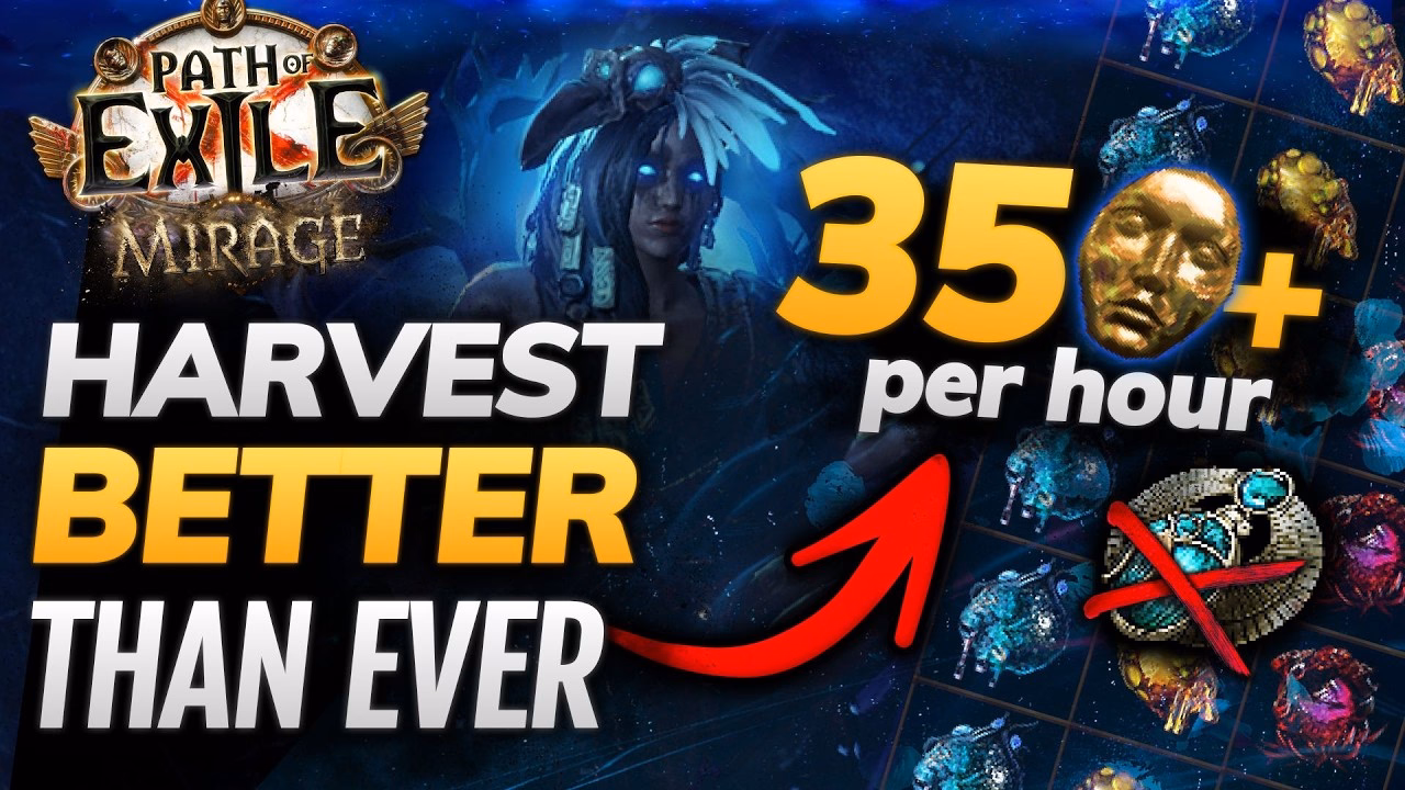Farming 35+ Div/H in PoE 3.28 Harvest: Strategy & Atlas Tree