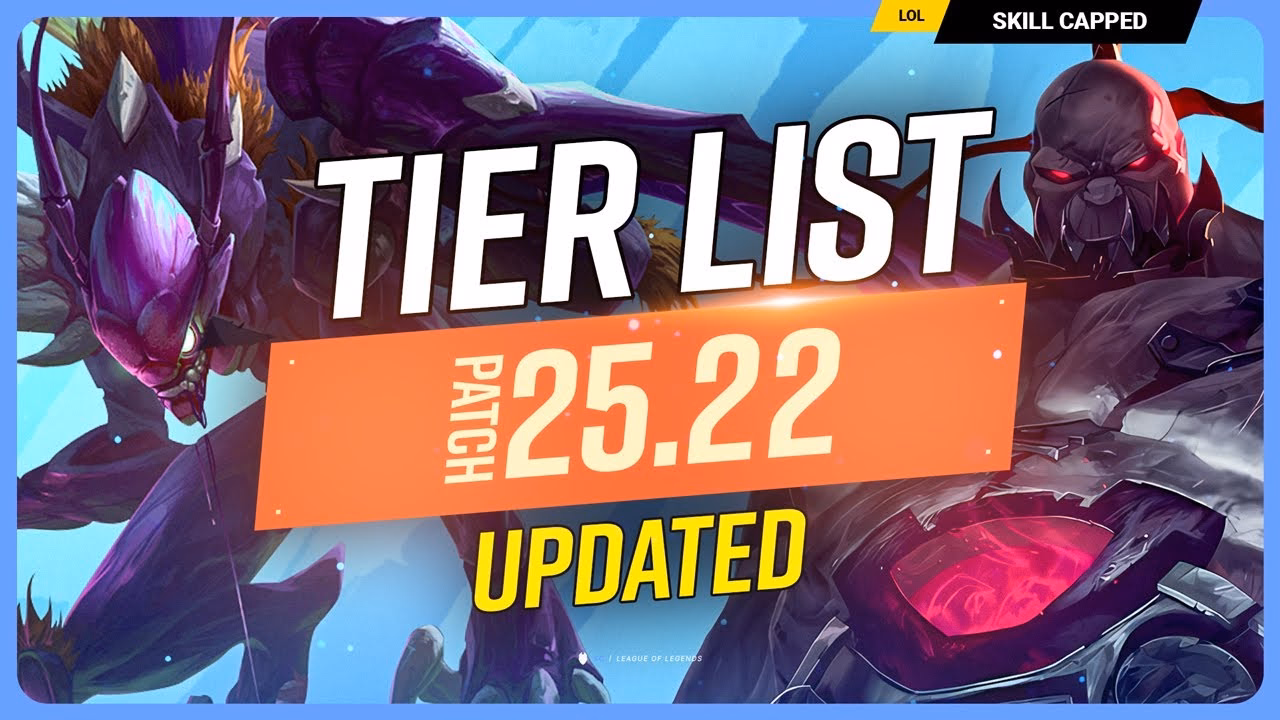 Updated Patch 25.22 Tier List - League of Legends