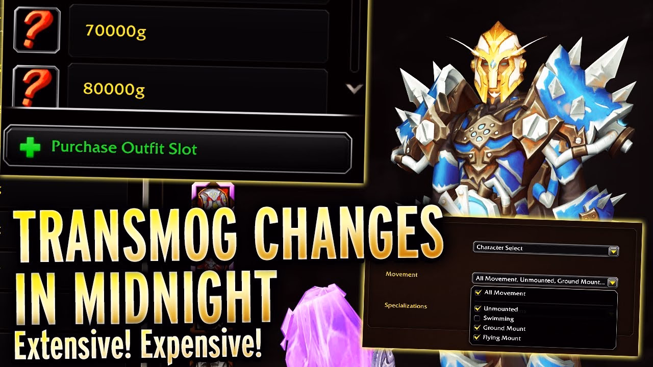 Midnight Transmog Changes: Awesome Yet Costly in Beta Feedback