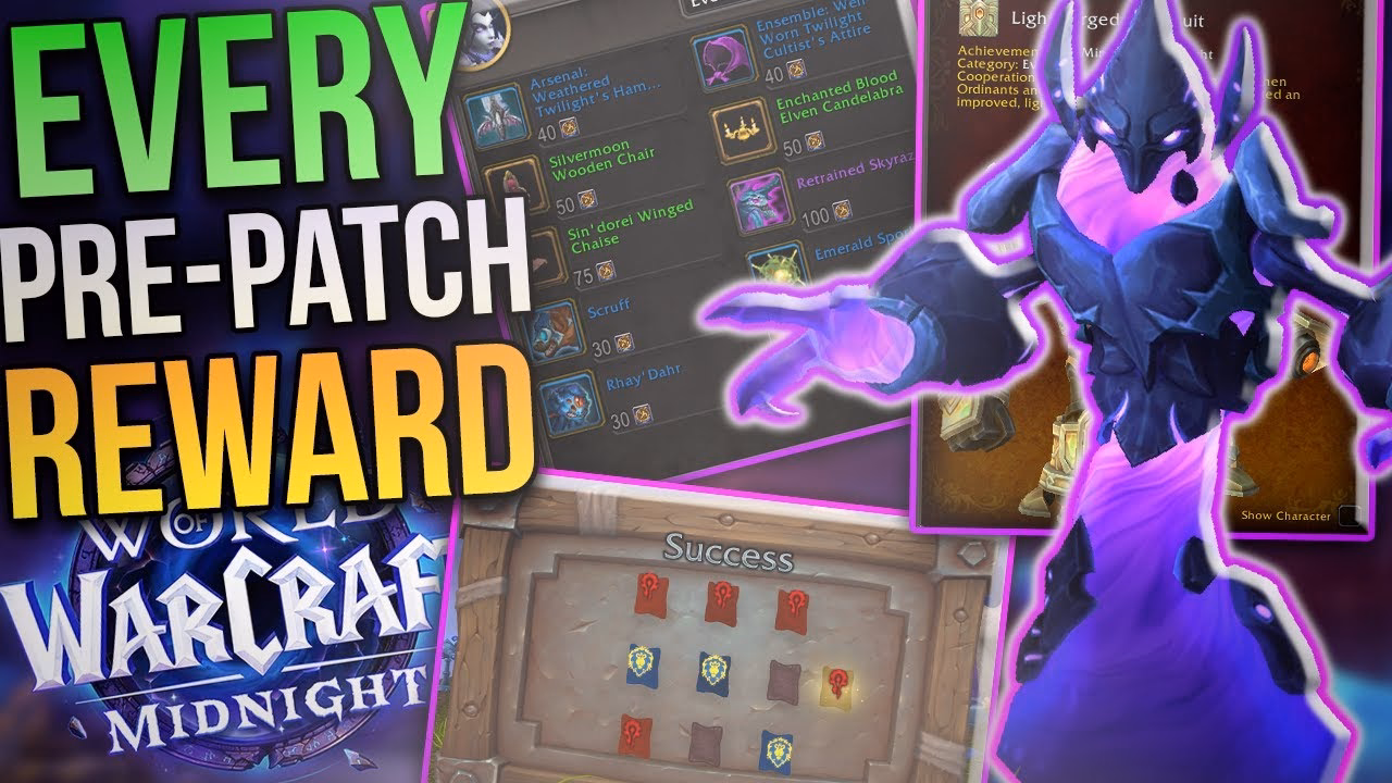 Midnight Pre Patch: Key Details, Rewards & Activities Explained