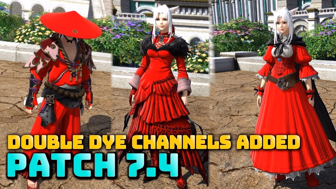 FFXIV: Y'shtola, Gosetsu & Alma Outfits Double Dyable Now!