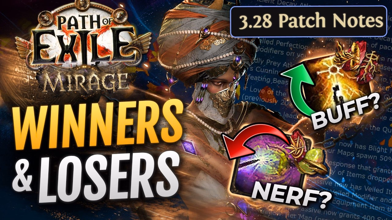 PoE 3.28: Major Buffs & Nerfs in New League Patch Notes