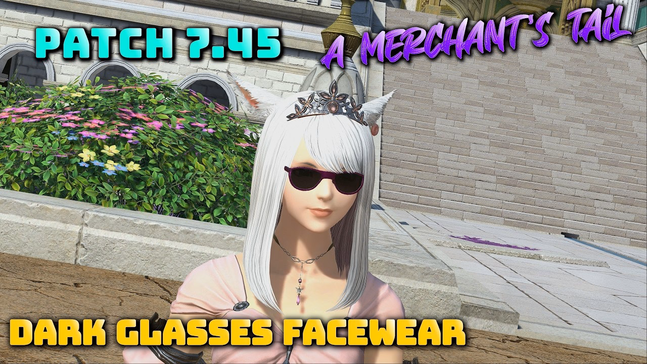FFXIV Patch 7.45: Dark Glasses Facewear Guide