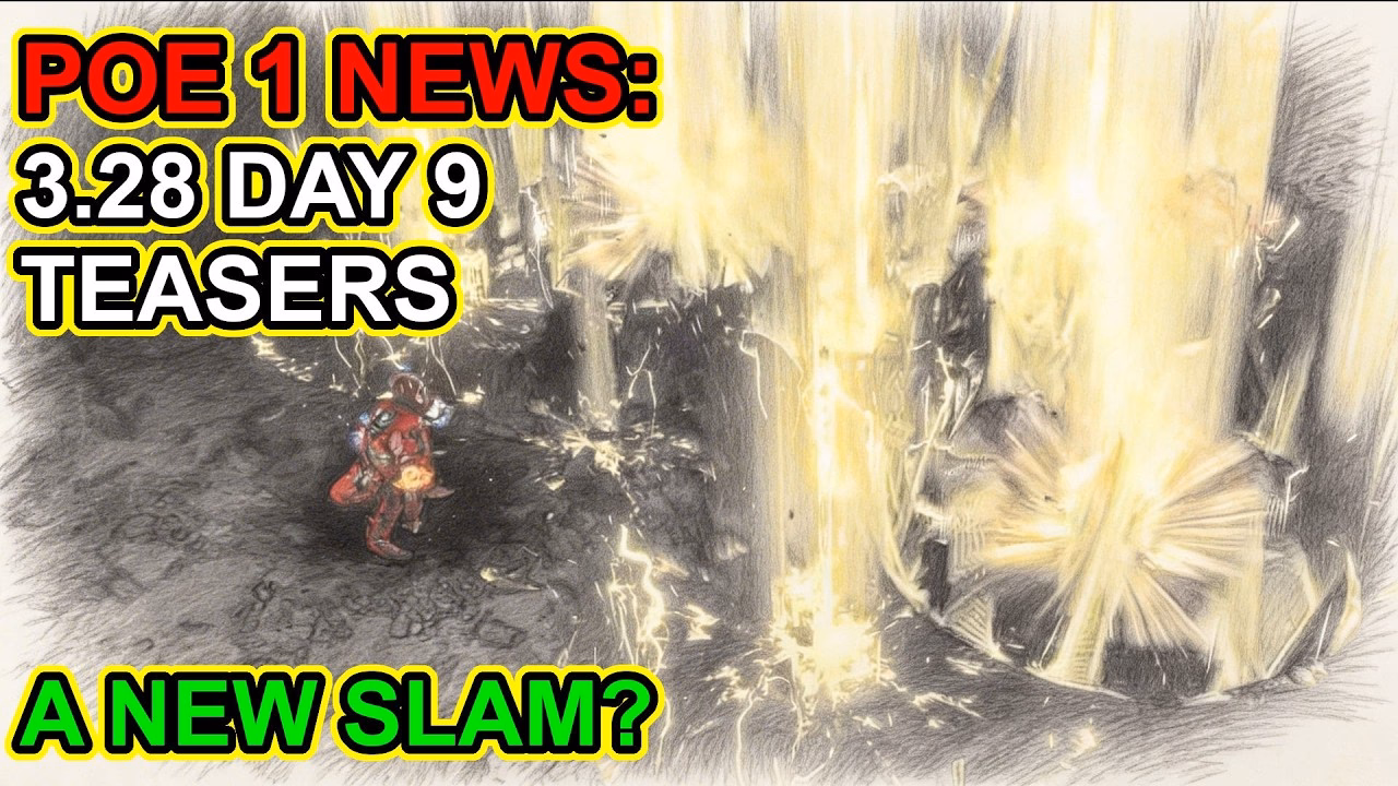 POE 1 Update: 3.28 Teasers Day 9 - New Lightning Slam Skill